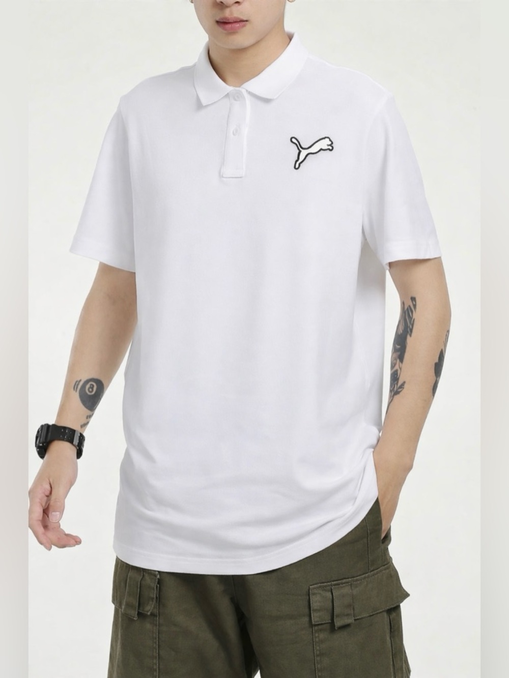 Puma Men’s Polo Golf shirt White XL NWOT